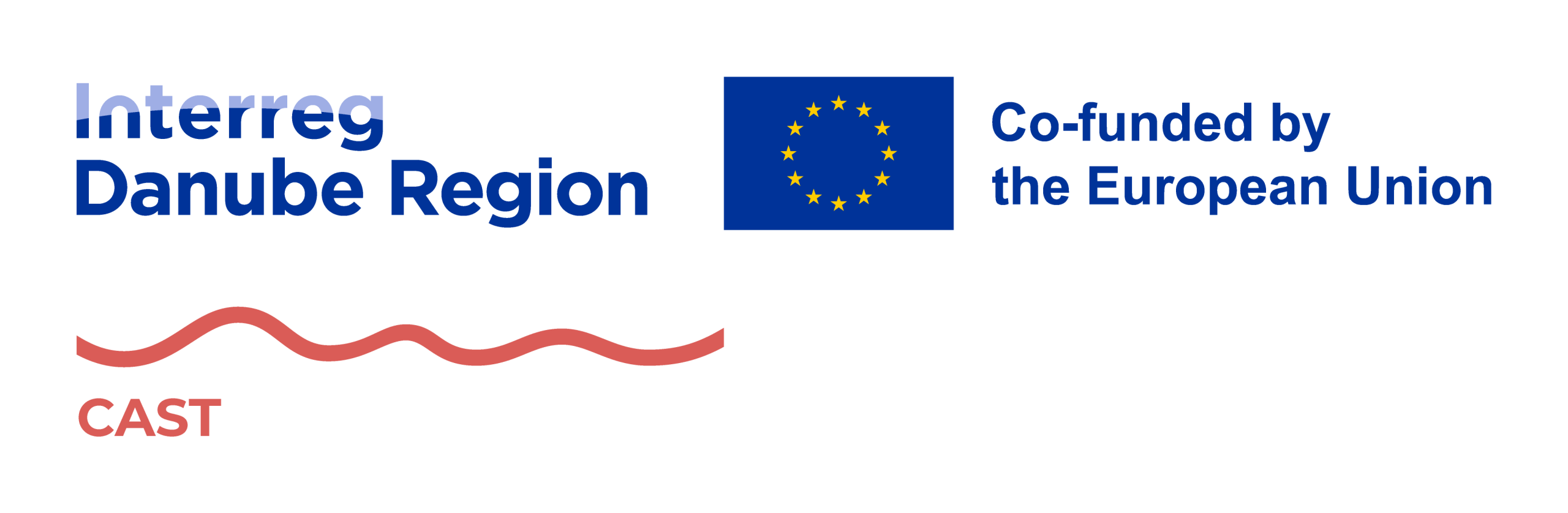 Logo projekta CAST, Interreg Danube Region
